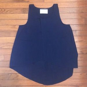 Boutique open-front tank top blouse